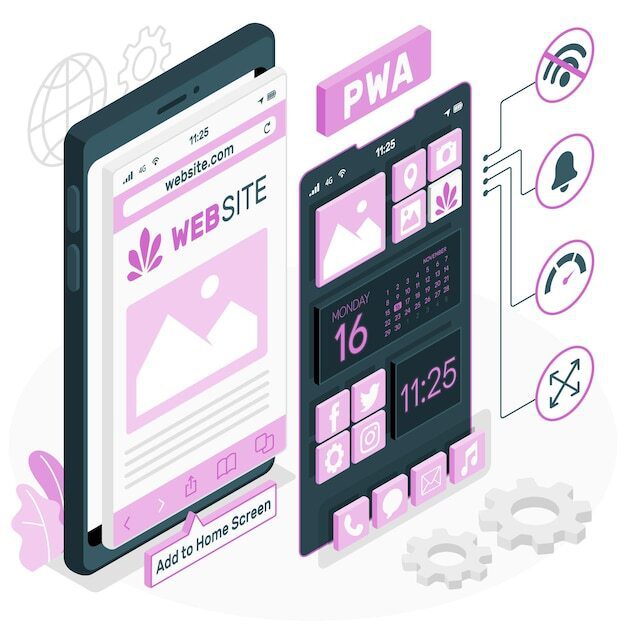 What is the Progressive Web App (PWA) and how does it work?